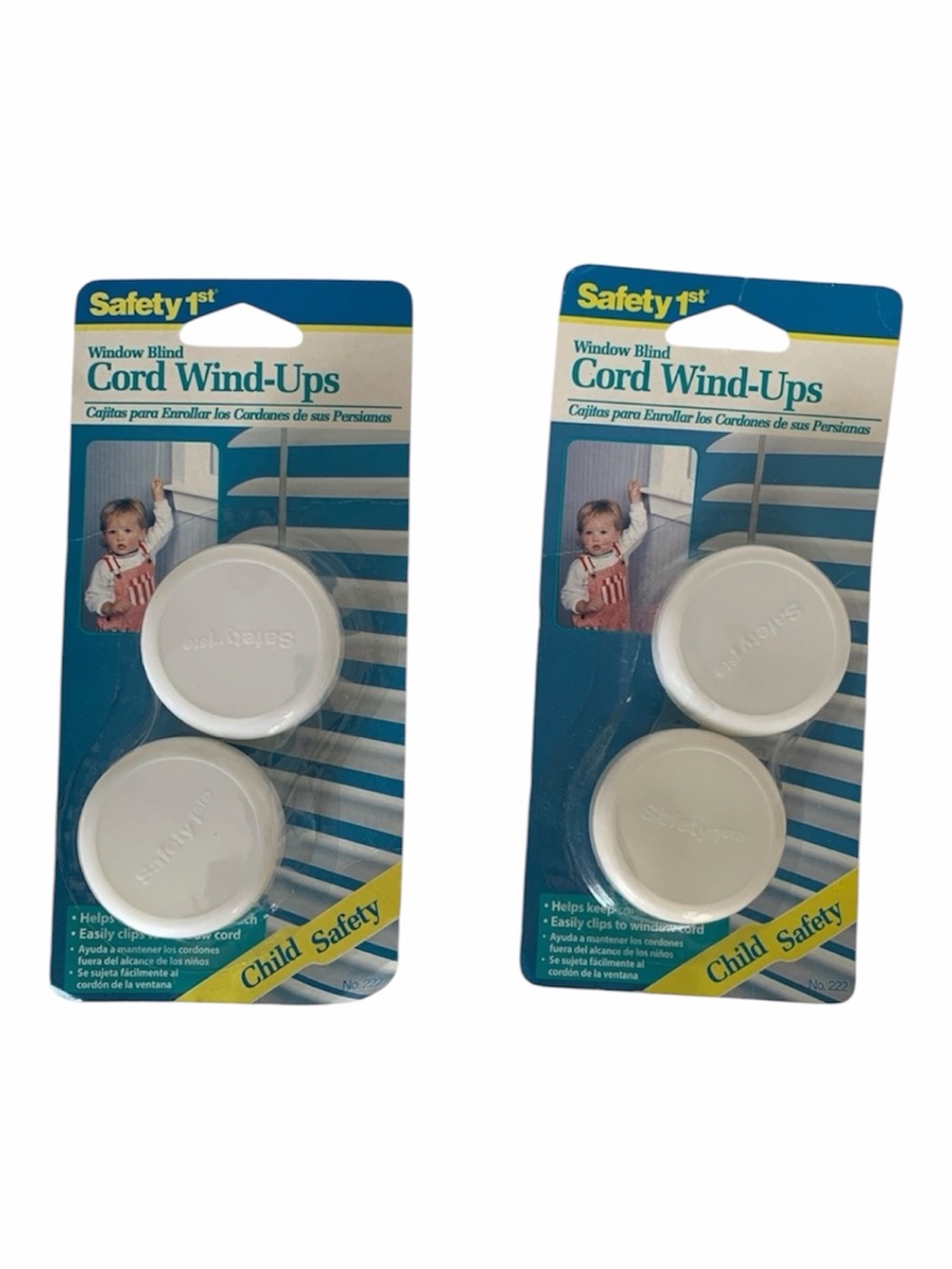 Vintage New Safety 1st First 4 Window Blind Cord Wind-Ups White Retro Packaging